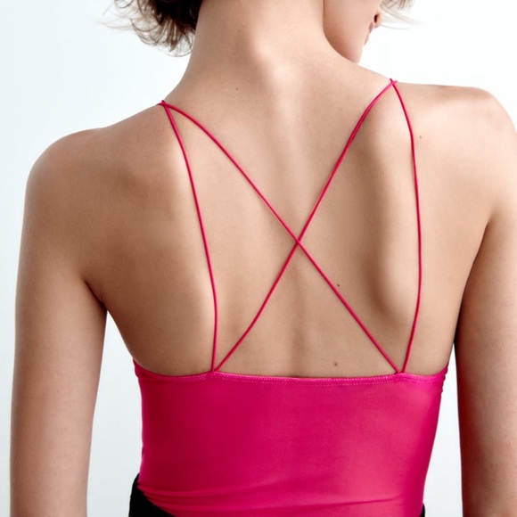 ZARA TULLE BODYSUIT - Picture 5 of 7